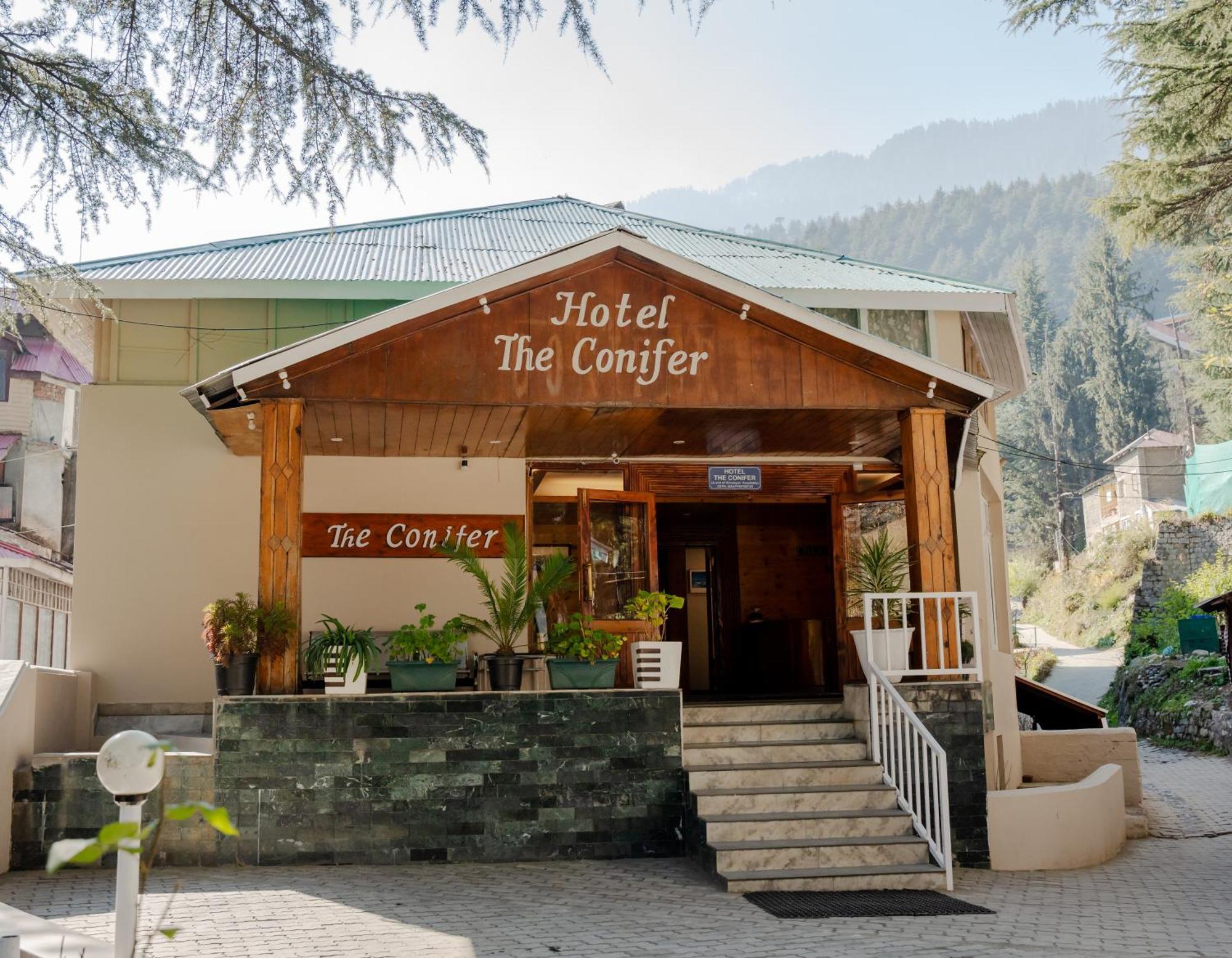 Hotel The Conifer Manāli Exterior foto
